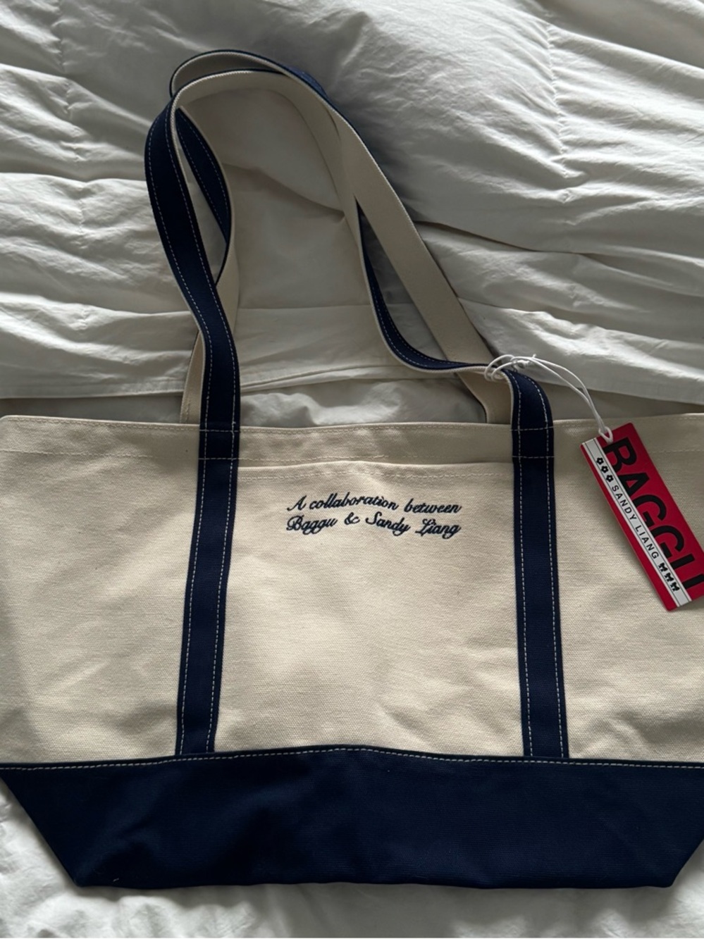 Sandy Liang x baggu large tote